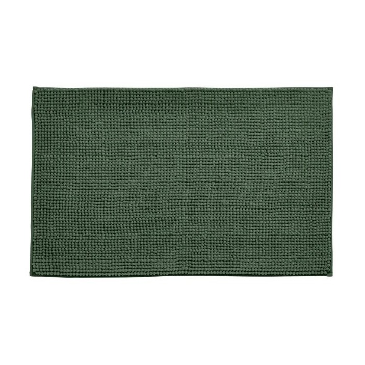 Catherine Lansfield Bobble Bath Mat 50x80cm - Dark Green, cut out