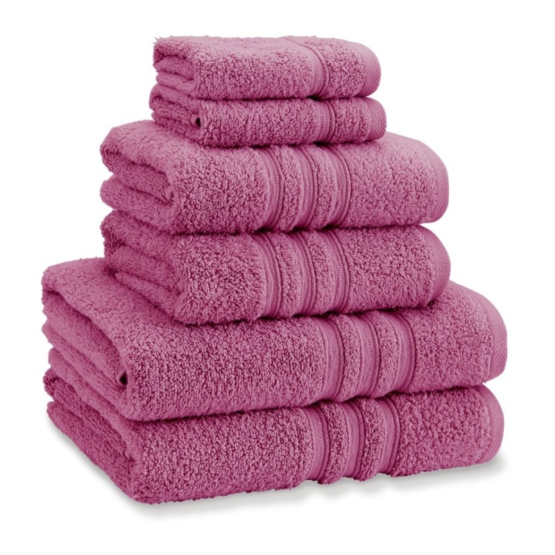 Catherine Lansfield Light Zero Twist Towels - Raspberry - Face Cloth