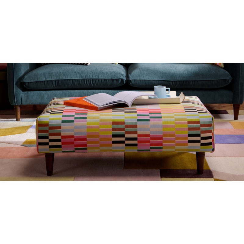Vogue Williams Kenmare Footstool - Mini Boucle