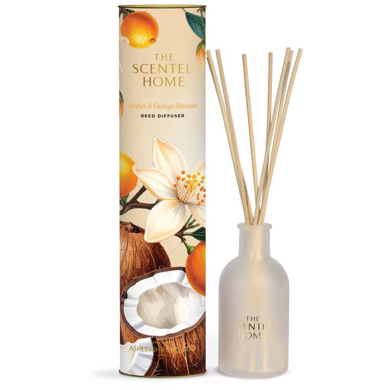 Ashleigh And Burwood Amber/Orange Scented Home And Blossom Diffuser - 150Ml