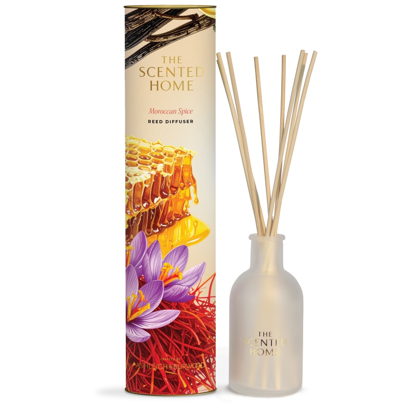 Ashleigh And Burwood Golden/Orange Scented Home Moroccan Spice Diffuser - 150Ml