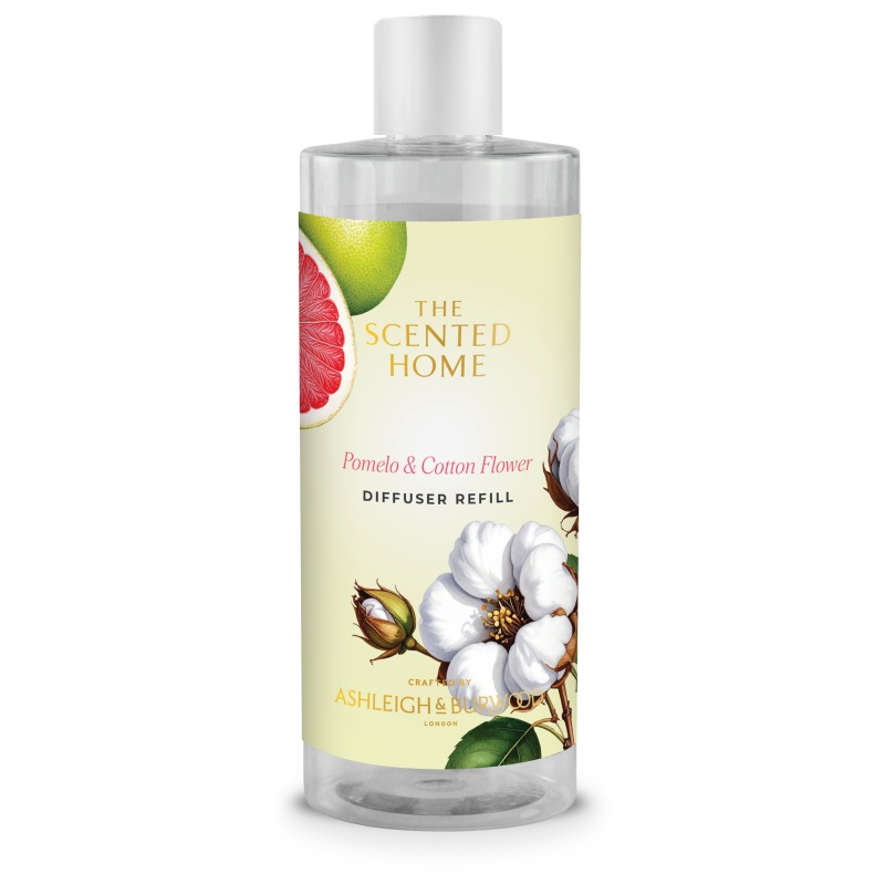 Ashleigh And Burwood Amber/Light Scented Home Pomelo And Cotton Flower Diffuser Refill - 300Ml