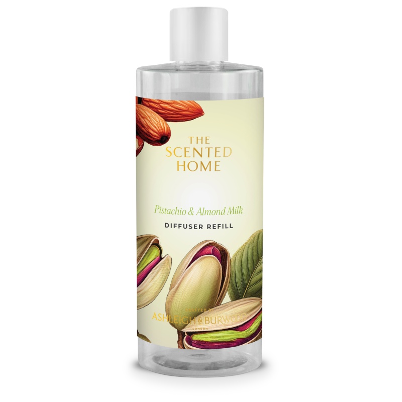 Ashleigh And Burwood Orange Scented Home Pistachio And Almond Milk Diffuser Refill - 300Ml