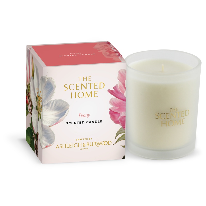 Ashleigh And Burwood Light Scented Home Peony Candle - 170G