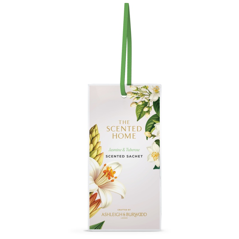 Ashleigh And Burwood White/Orange Scented Home Jasmine And Tuberose Scented Sachet