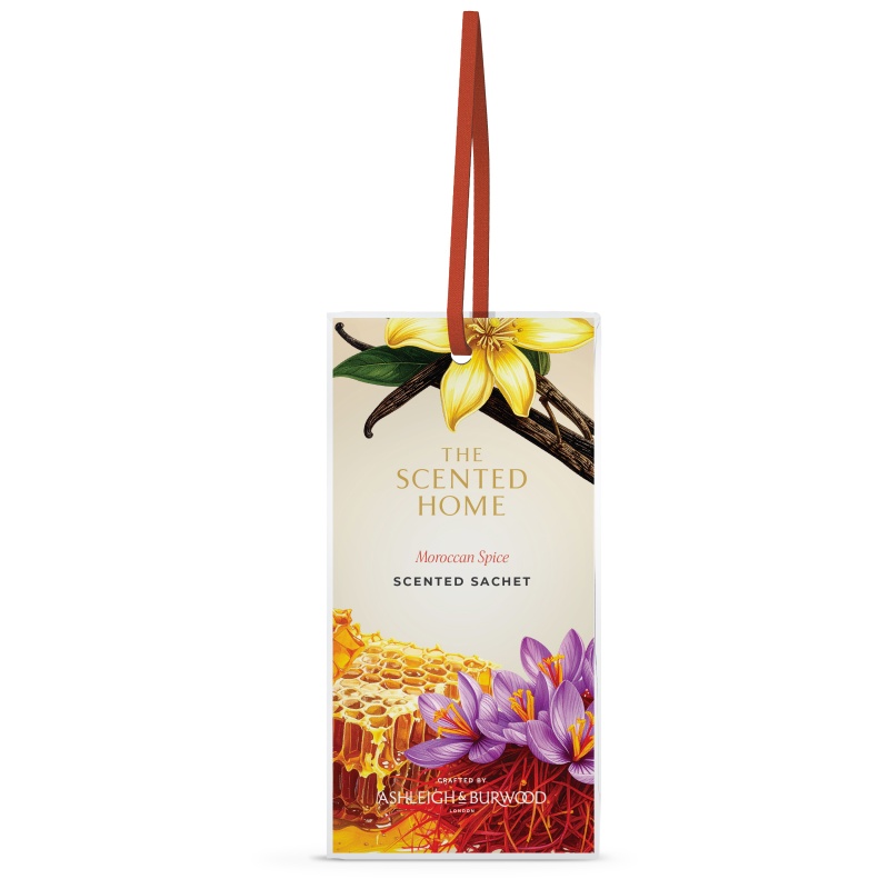 Ashleigh And Burwood Golden/Orange/Light Scented Home Moroccan Spice Scented Sachet