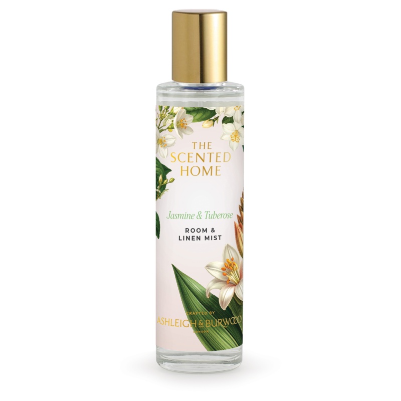 Ashleigh & Burwood Scented Home Jasmine & Tuberose Room/Linen Mist - 100ml