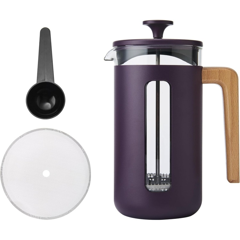 La Cafetiere Pisa 8 Cup Cafetiere 1L - Purple