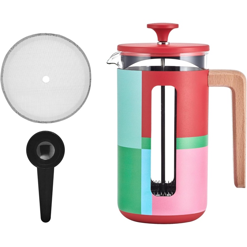 La Cafetiere Pisa 8 Cup Cafetiere 1L - Block