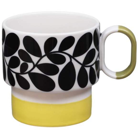 Orla Kiely Sycamore Stripe Mug - Yellow