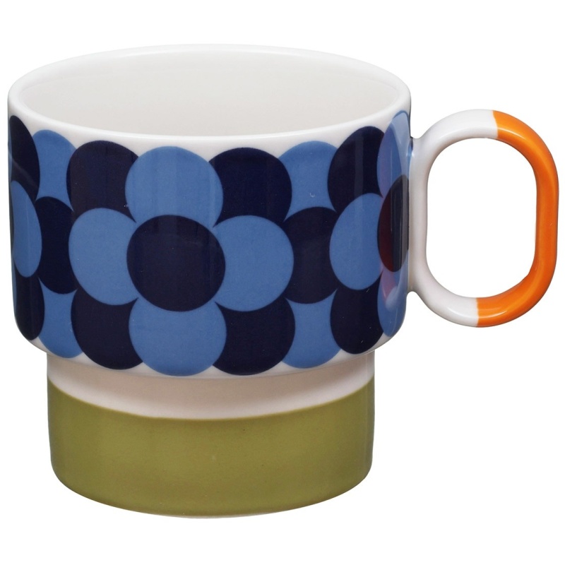 Orla Kiely Retro Stripe Mug - Green