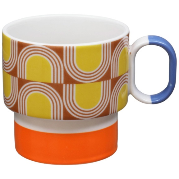 Orla Kiely Aura Mug - Orange