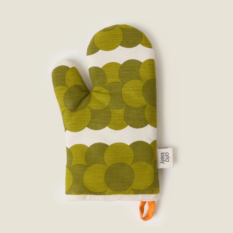 Orla Kiely Green Retro Stripe Oven Mitt
