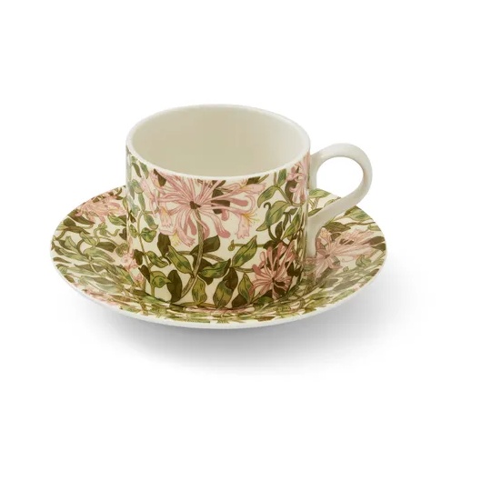 Morris And Co Honeysuckle Teacup And Saucer - 280Ml
