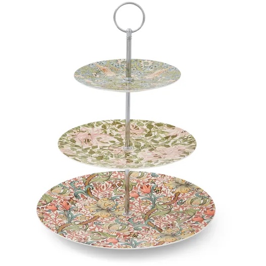Morris And Co Golden Tier Cake Stand