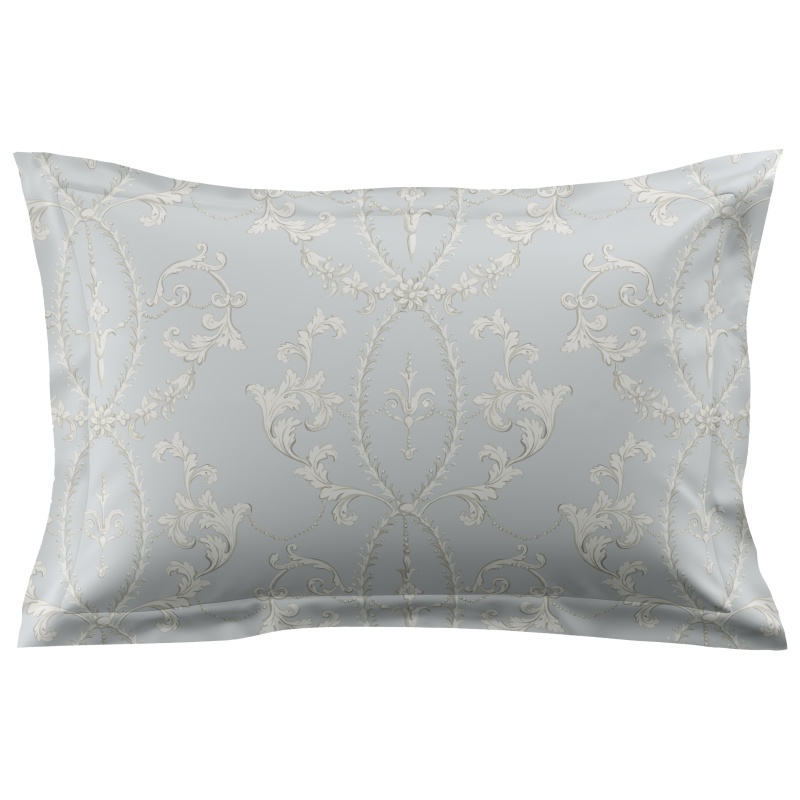 Historic Royal Palaces Tijou Oxford Pillowcase Pair - Porcelain Blue