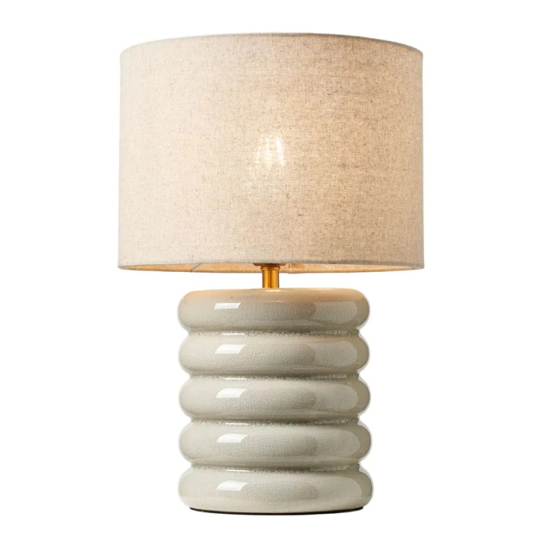 BHS Florence Flump Table Lamp - Ivory
