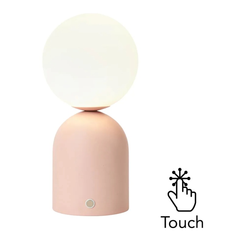 Bhs Pink Usb-C Rechargeable Table Lamp
