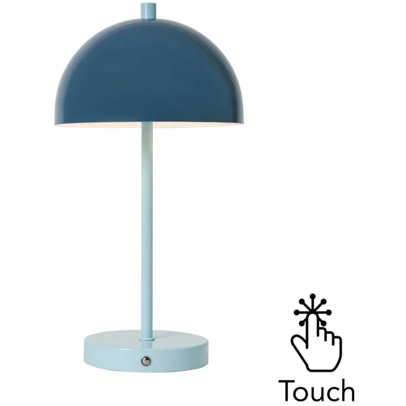 BHS Semi Dome USB-C Rechargeable Table Lamp - Blue