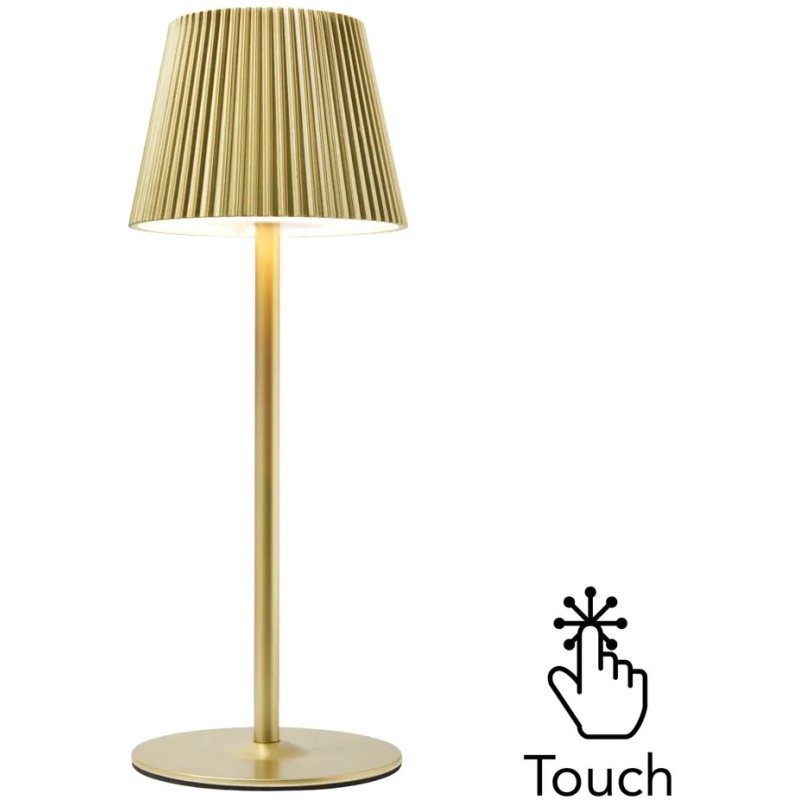 BHS Esther Rechargeable Table Lamp - Gold