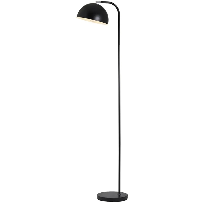 BHS Travis Arc Floor Lamp - Matt Black