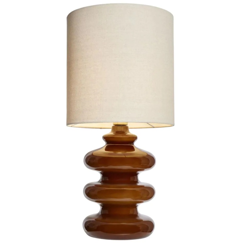 BHS Annabelle Wobble Table Lamp - Cognac