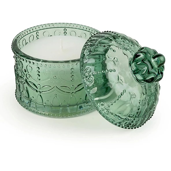Candlelight Small Round Embossed Jar Candle With Lid Chengdu Sakura Blossom