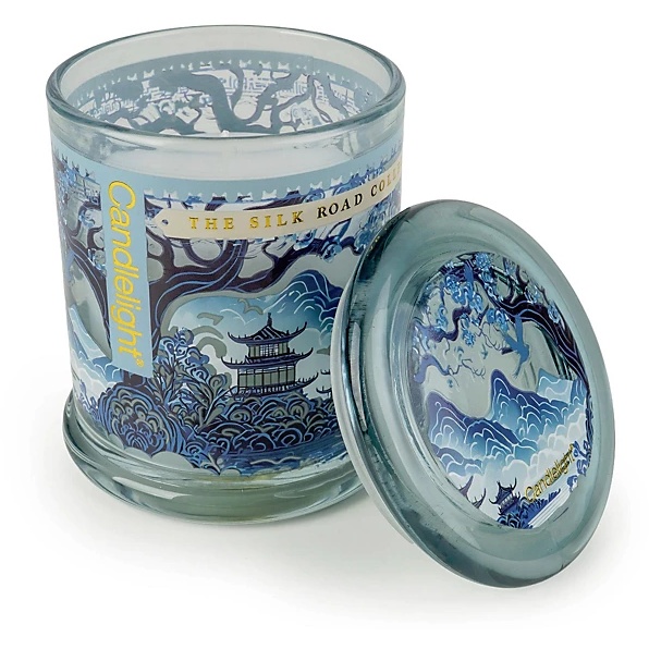Candlelight Large Glass Lidded Jar Candle Tianshui Sea Salt