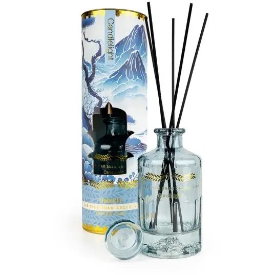 Candlelight Blue/Gold/Black Reed Diffuser Tianshui Sea Salt 1L