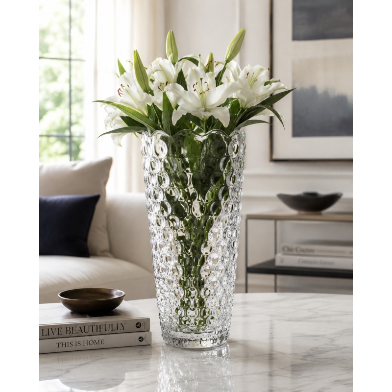 Tipperary Crystal Tipperary Crystal Spots 12-inch Vase