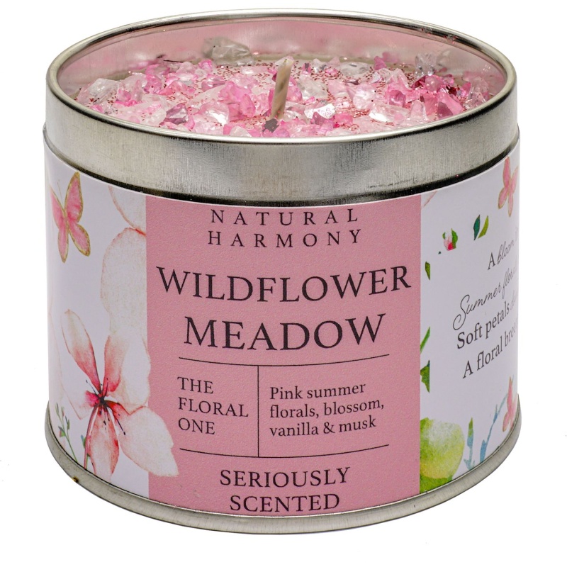 Best Kept Secrets Wildflower Meadow Natural Harmony Candle Tin - 240g