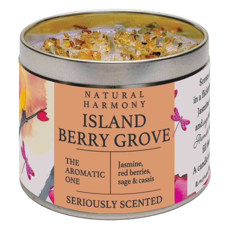 Best Kept Secrets Island Berry Grove Natural Harmony Candle Tin - 240g