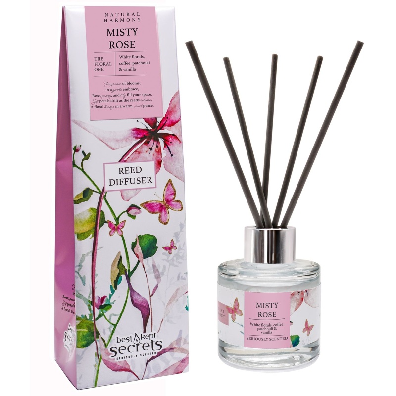 Best Kept Secrets Misty Rose Natural Harmony Reed Diffuser - 50ml