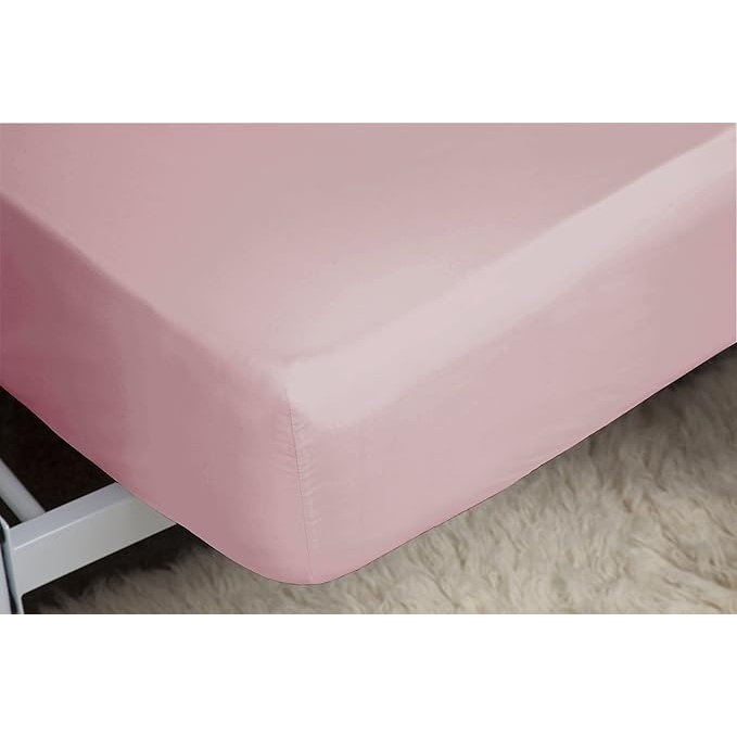 Belledorm 200 Count 30cm Fitted Sheet - Blush