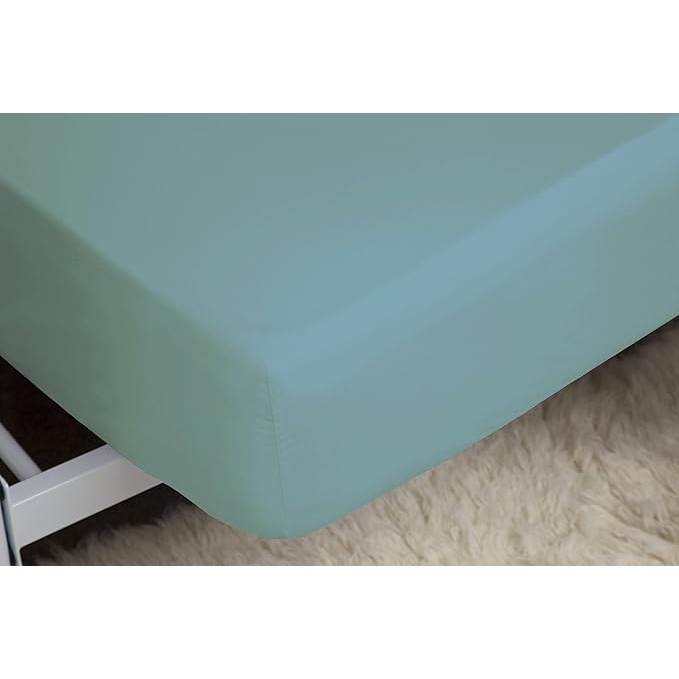 Belledorm 200 Count 30cm Fitted Sheet - Teal