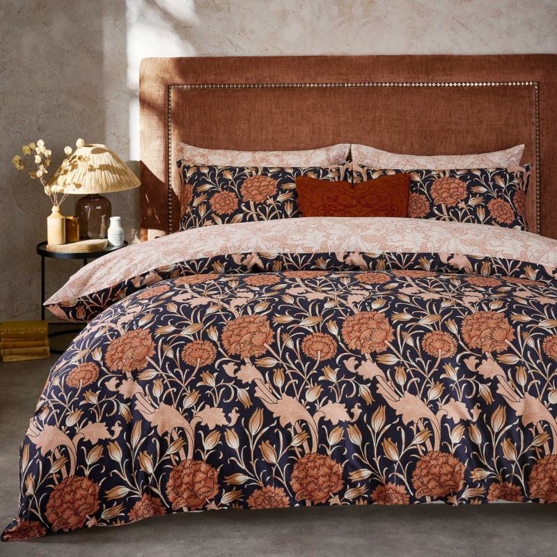 William Morris At Home Wild Tulip Duvet Set - Copper