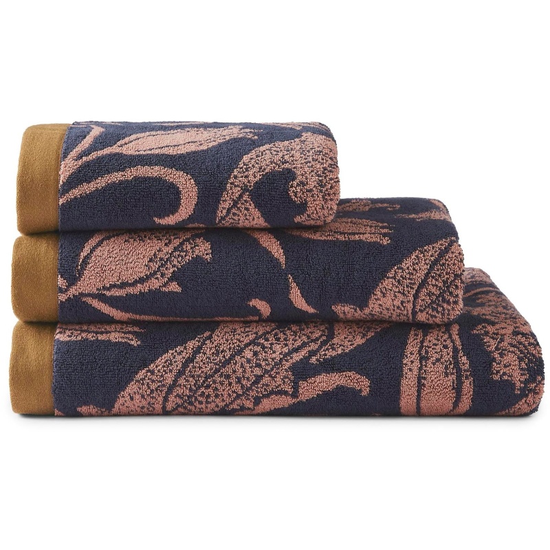 William Morris At Home Wild Tulip Towel - Copper