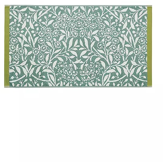 William Morris At Home Michaelmas Daisy Bath Mat - Sage