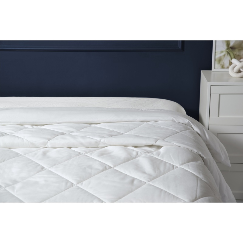 Belledorm Microfibre 1.5 Tog Summer Duvet - White