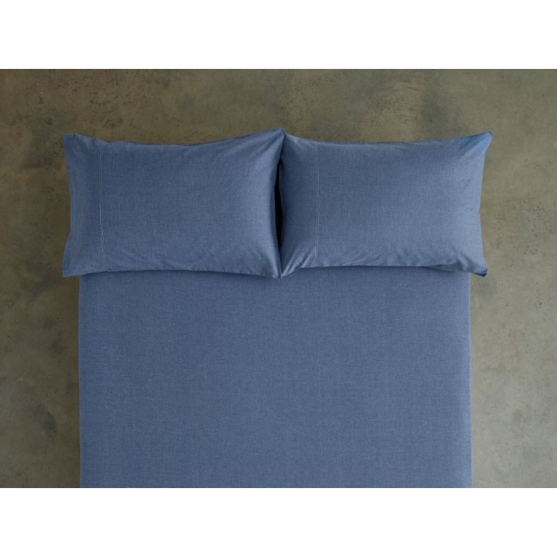 Deyongs Southwick Pillowcase Pair - Blue