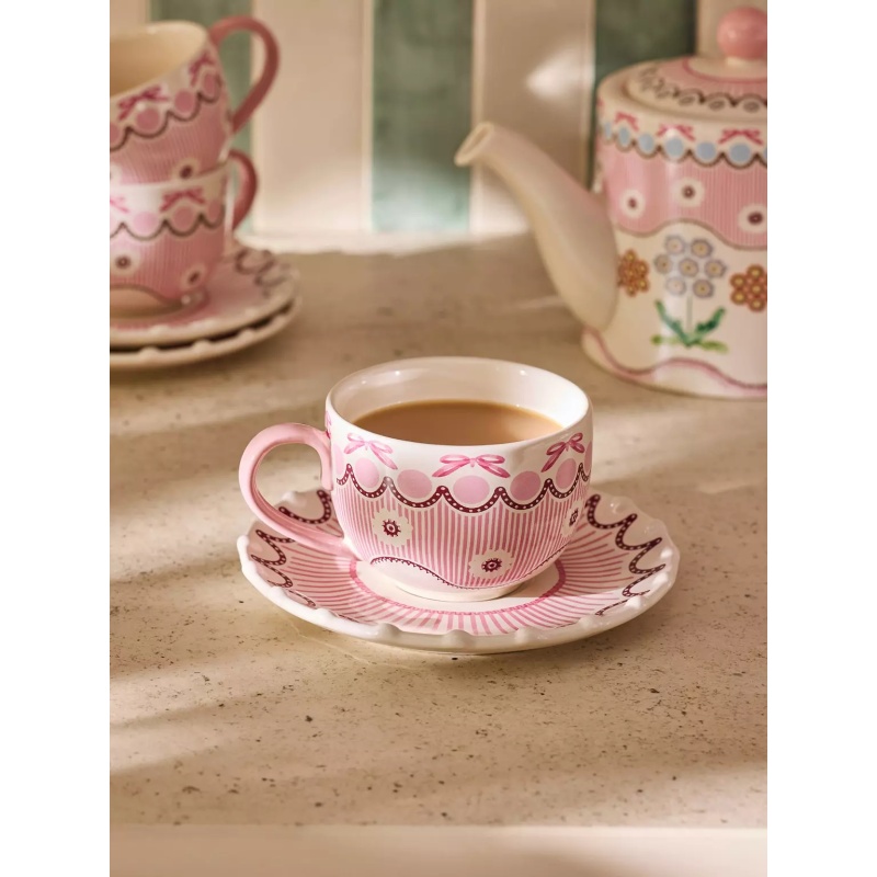 Cath Kidston Spitalfields Silk Teacup & Saucer