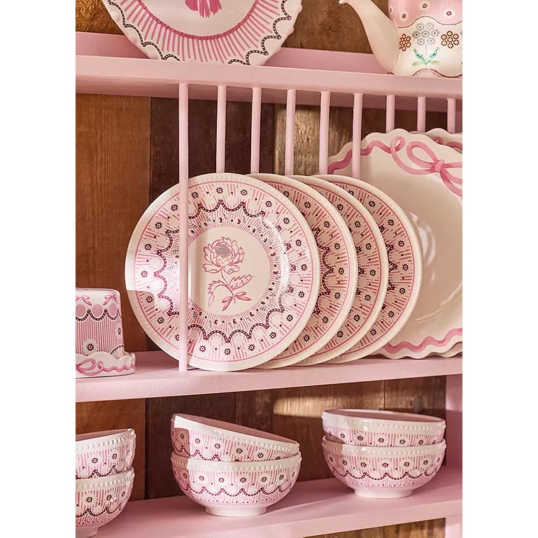 Cath Kidston Pink Spitalfields Silk Side Plate