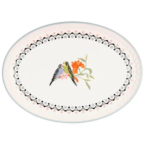 Cath Kidston Painted Table Oval Platter 36cm