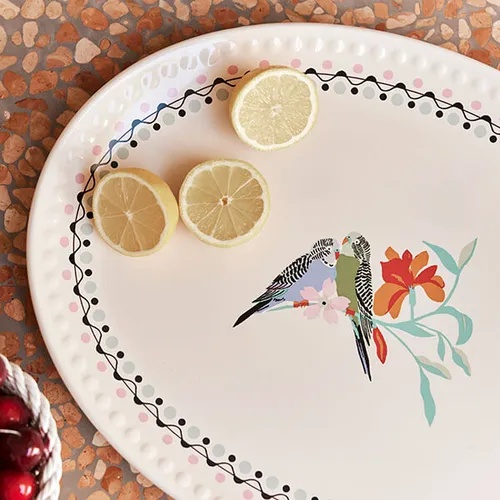 Cath Kidston Painted Table Oval Platter 36cm