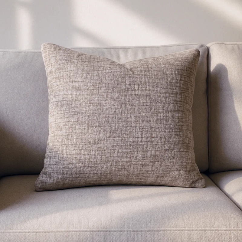 Style Furnishings Avon Textured Cushion 45cm - Taupe