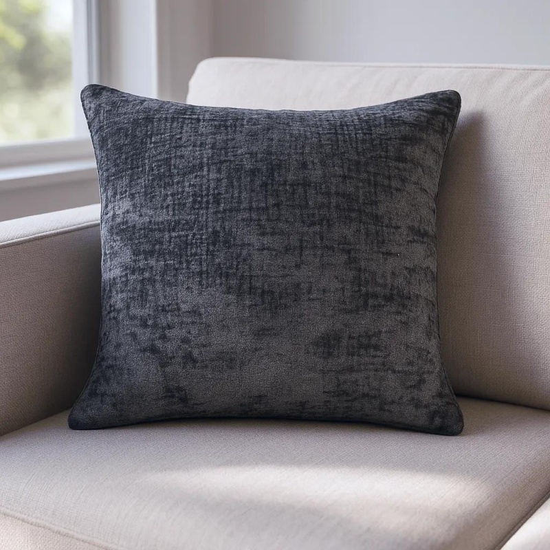 Style Furnishings Belmont Piped Cushion 55cm - Platinum