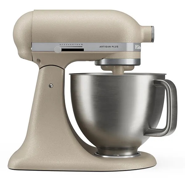 Kitchenaid Light 5Ksm50pkvboc Artisan Plus 4.7L Tilt-Head Stand Mixer - Oat
