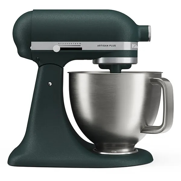 Kitchenaid Green/Grey/Light 5Ksm50pkvbpp Artisan Plus 4.7L Tilt-Head Stand Mixer - Pebbled Palm