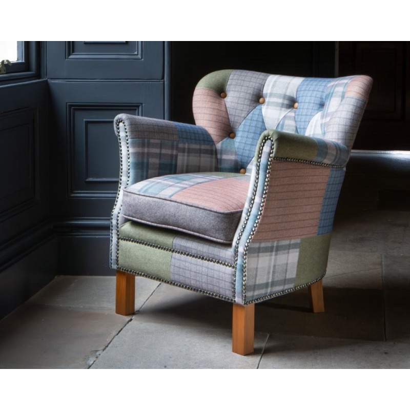 Jester Cool Hues Patchwork Tub Chair
