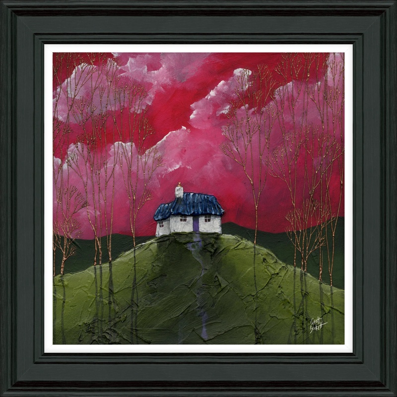 Artko Cherry Cottage Framed Wall Art